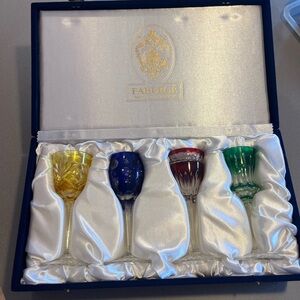 Fabergé glass set
